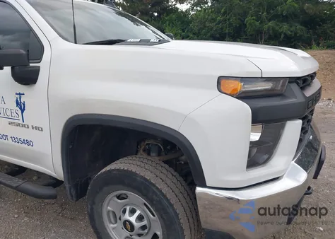 2022 Chevrolet Silverado 2500Hd 4Wd Long Bed Wt из США, поврежденный, VIN 1GB1YLEY6NF322096